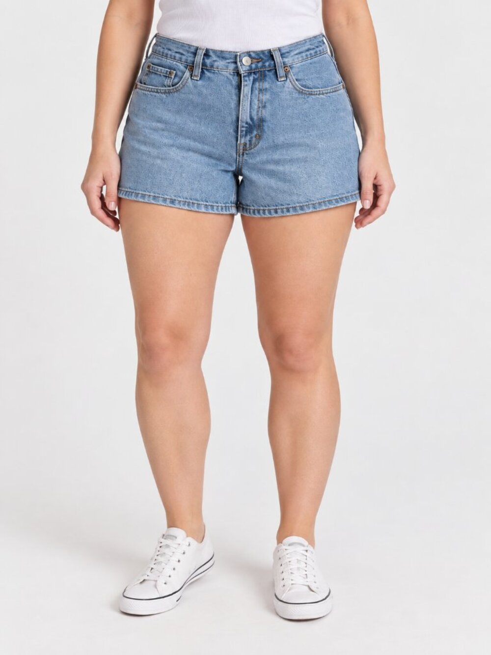 Y2K Mossimo Gene Denim Shorts W32 100% Cotton Cutoff Jean Shorts